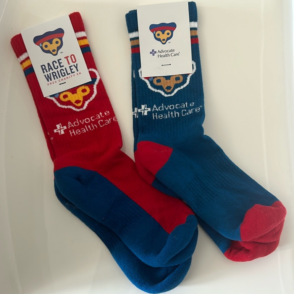 Sock Club Chicago Cubs Wrigley Field Set of 2 Pairs of Socks
